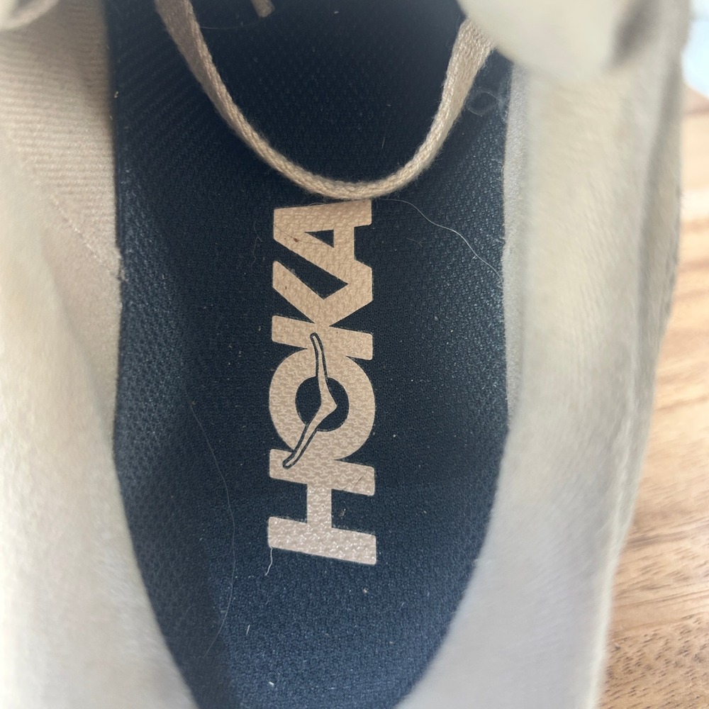 Hoka One One Clifton L Suede Shifting Sand Womens Size 7 Cushioned Comfort - Picture 6 of 9